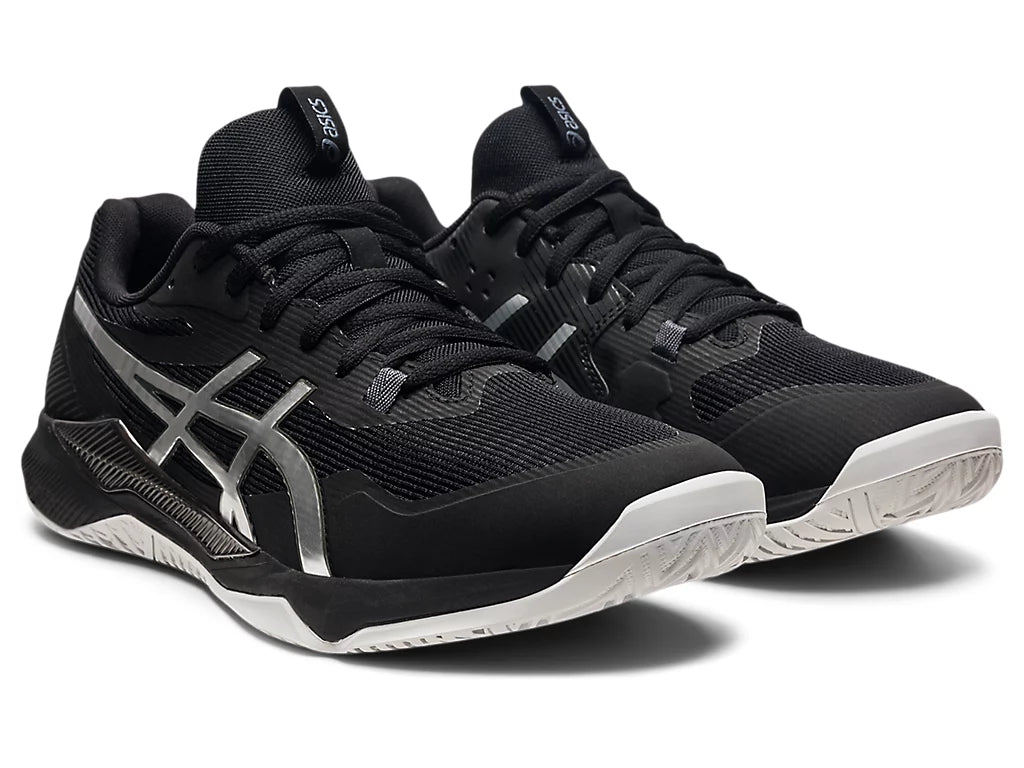 Asics Men s Gel Tactic Volleyball Shoe black pure silver Sprockets Silicon Volley