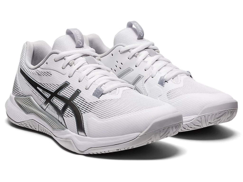 Asics Gel Resolution 8 Men's Tennis Shoe (White/Silver