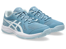 Load image into Gallery viewer, Asics Unisex Youth Upcourt 6 Volleyball Shoe - saba blue/white

