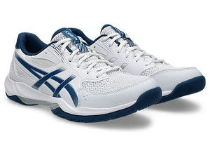 Asics Men's Gel-Rocket 12 Volleyball shoe - white/mako blue