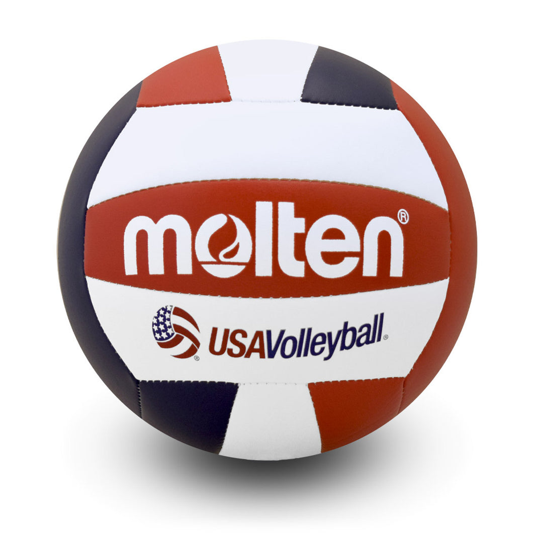 Molten Recreational Outdoor Volleyball  - red/white/blue