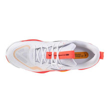 Load image into Gallery viewer, Mizuno Men&#39;s Wave Momentum Elite Volleyball shoe - white/fiery coral

