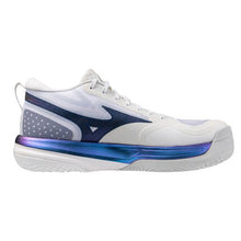 Load image into Gallery viewer, Mizuno Unisex Neo Jump Volleyball Shoe - white/estate blue
