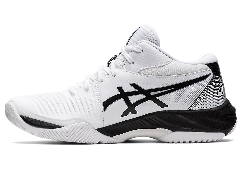 ASICS NETBURNER BALLISTIC ホワイト/ブラック Men's Netburner Ballistic FF MT 3 - Volleyball Shoe