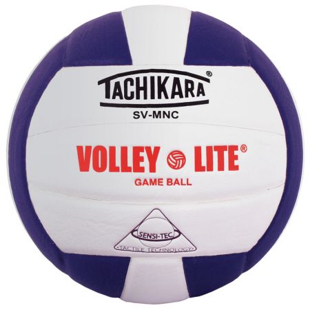 Tachikara Volley-Lite Volleyball - purple/white