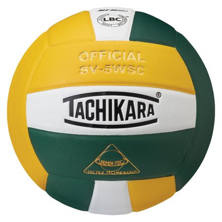 Tachikara SV5WSC Volleyball - gold/white/dark green