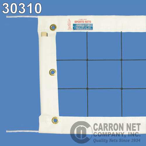 Carron Super Pro Volleyball Net 30310 - white