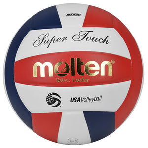 Molten Super Touch Volleyball - red/white/blue