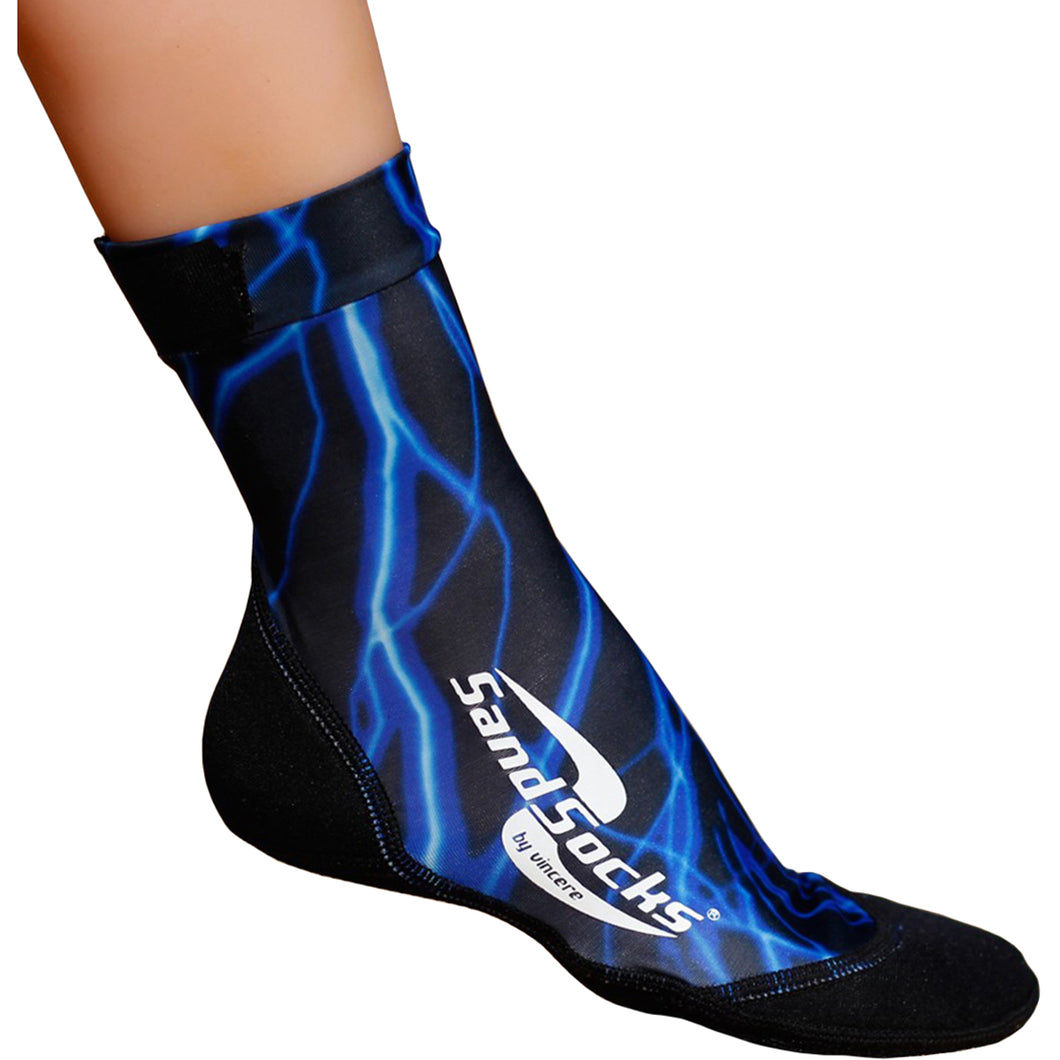 Vincere Sand Socks - blue lightning