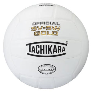 Tachikara SV5W-Gold Volleyball - white