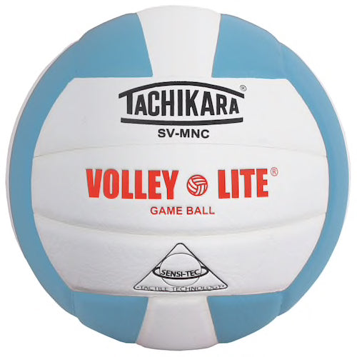 Tachikara Volley-Lite Volleyball - powder blue/white