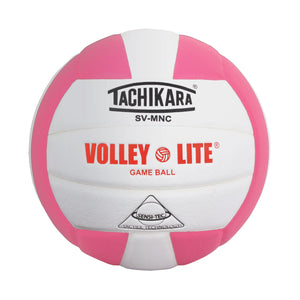 Tachikara Volley-Lite Volleyball - pink/white
